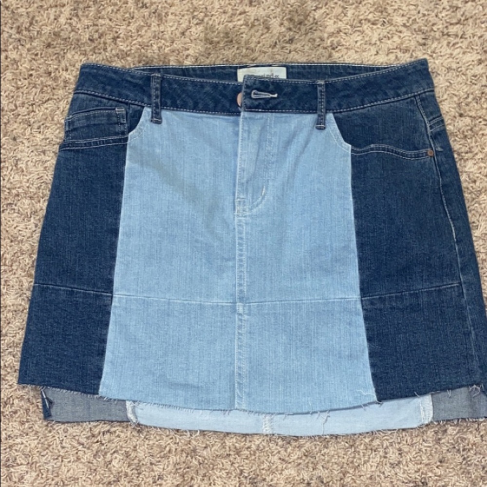 jean skirt